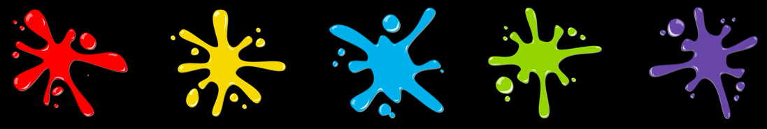 5 splatters small for mobile BLACK